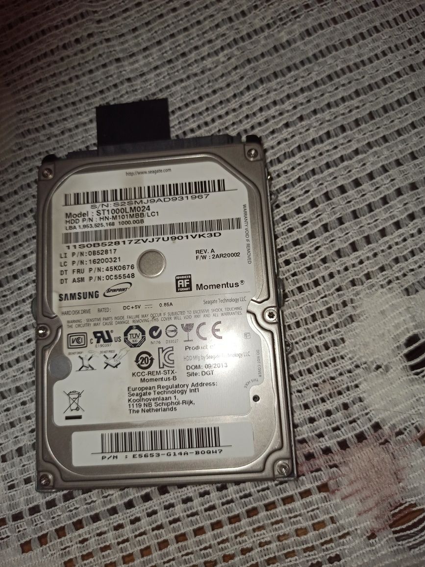 HDD диск 1ТБ. Новый.