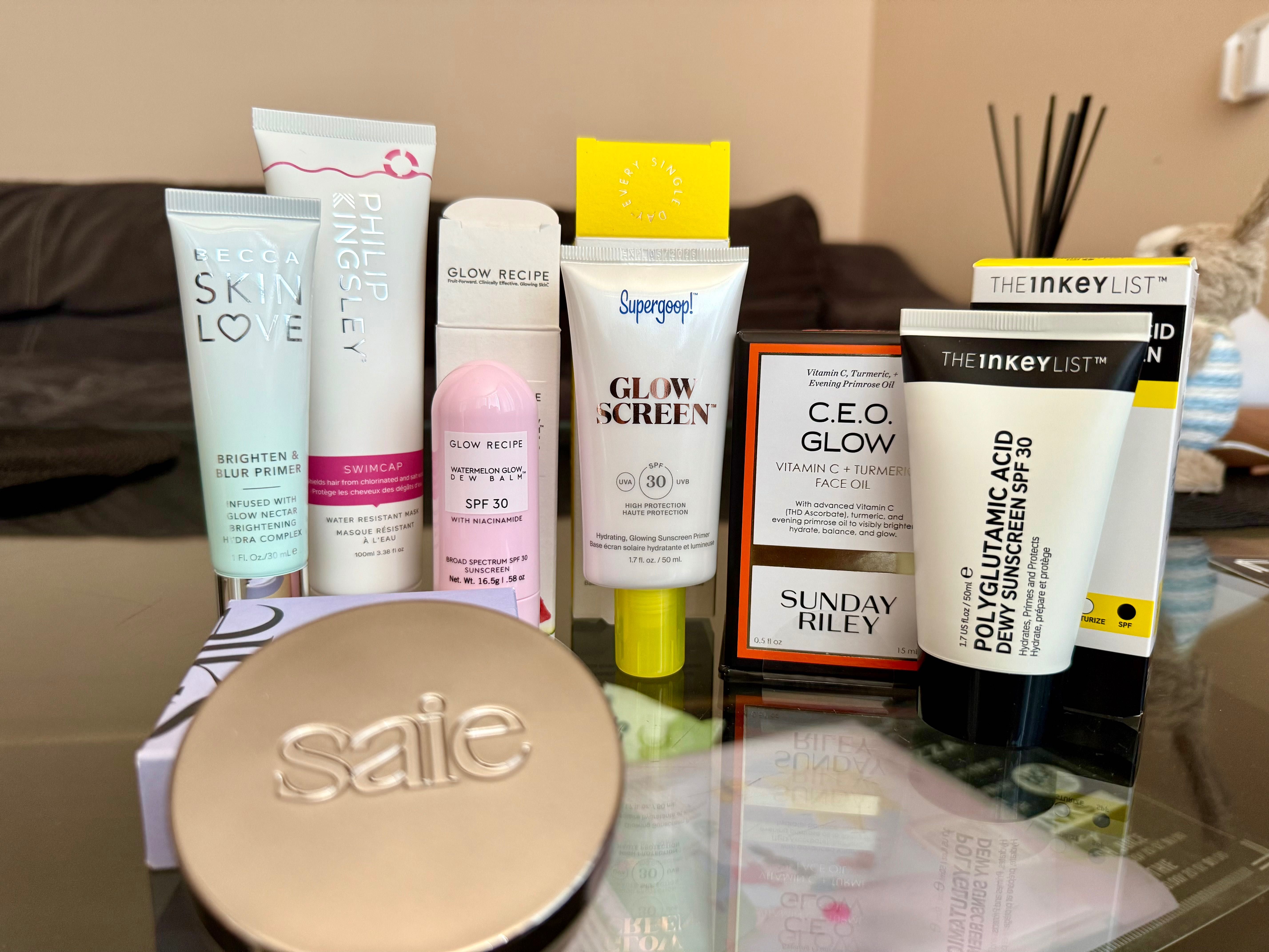 Грим и слънцезащита-Saie, Glow Recipe, supergoop!