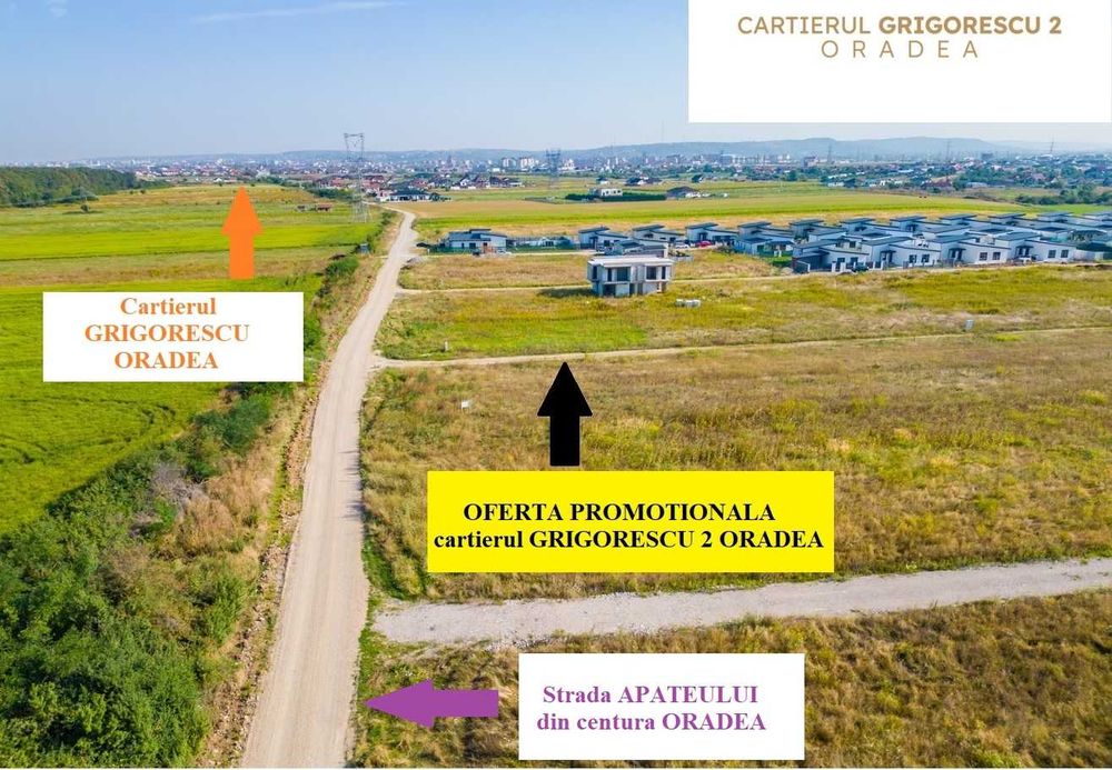 Ofertă PROMOȚIE în cartierul GRIGORESCU 2 Oradea cu toate UTILITĂȚILE