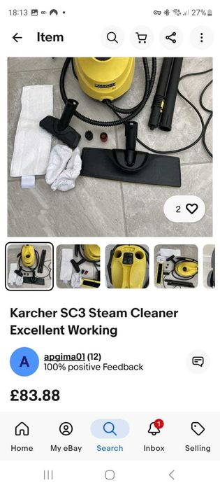Парочистач Karcher SC3 с приставки