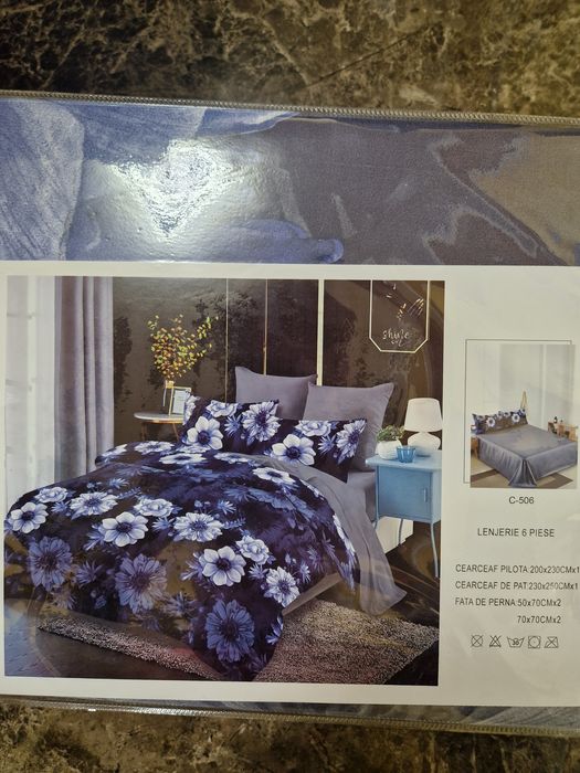 Lenjeri pat 6 piese