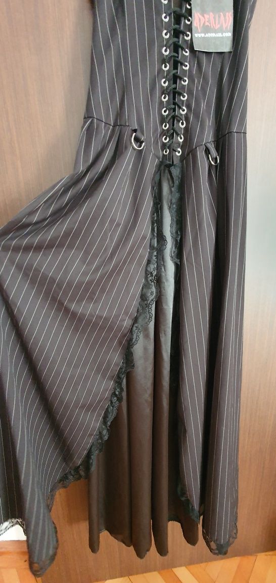 Rochie gotica Aderlass steampunk goth burleska