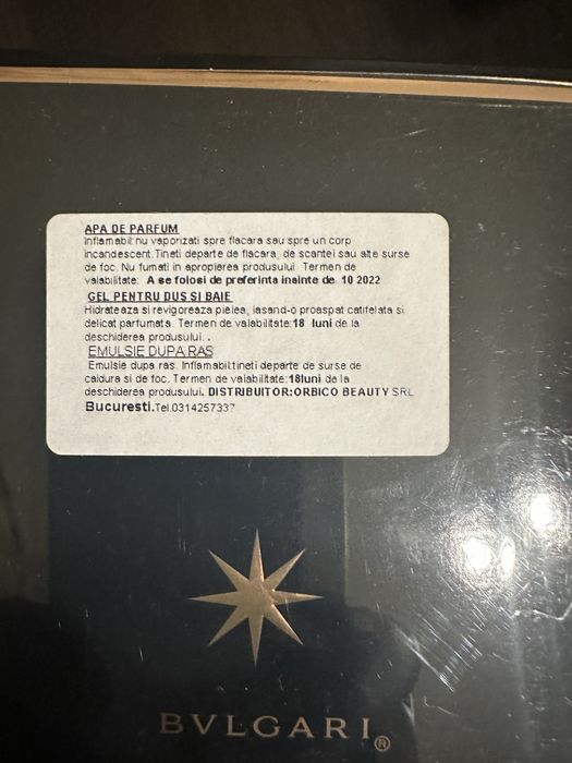 Vand set parfum Bvlgari barbati Man In Black