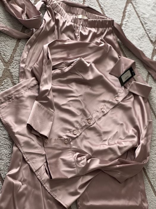 Set lenjerie/pijama Cream Grama Shop 34