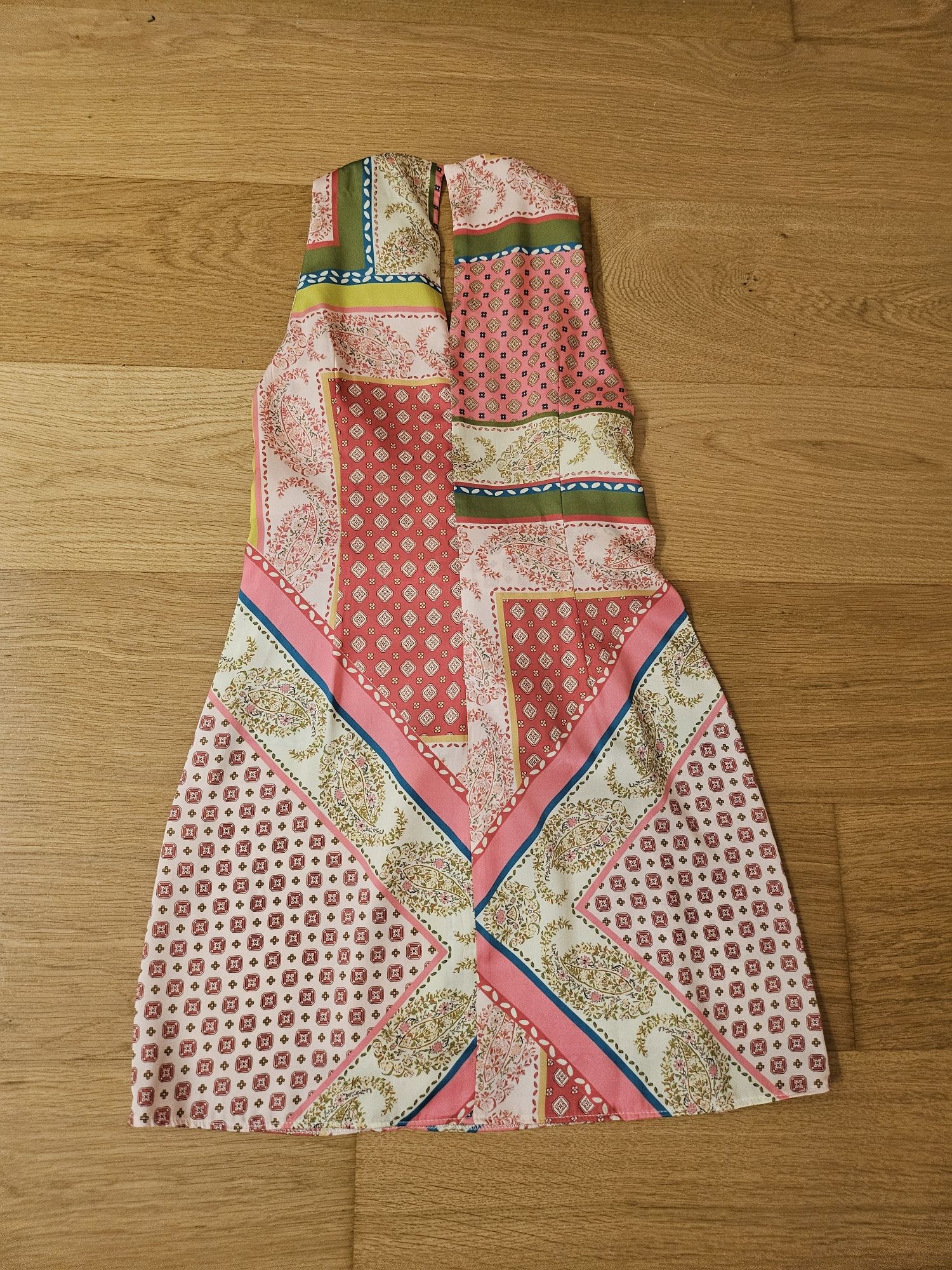 ZARA Viral Dress сатен S