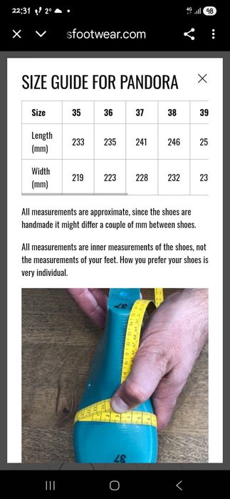 Нови обувки Pandora 37 номер-естествена кожа