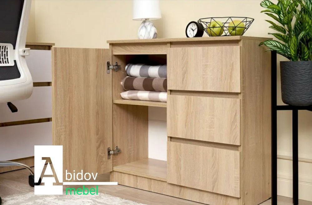 Комод честер для белья в стиле hi-tech.