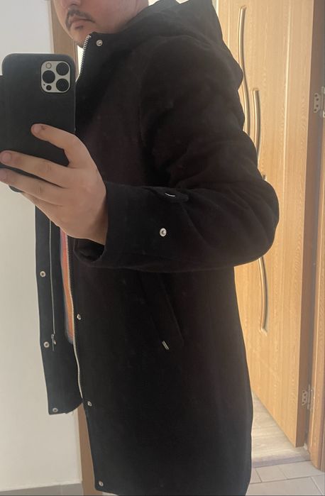 Palton cu gluga barbatesc Ombre marime XL