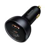 Зарядно за автомобил baseus usb + 2xtype c - qc5 pd 160w