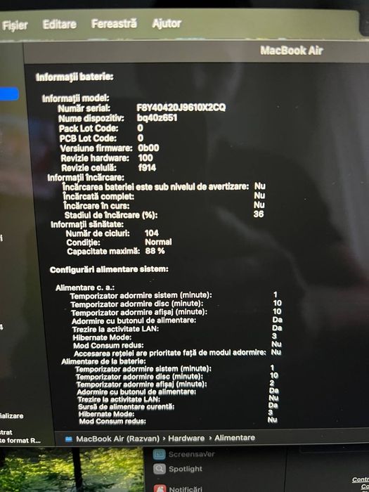 Macbook Air M2 13,6" 2022 (16GB RAM/ 512GB)