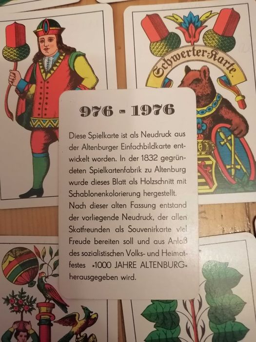 Старо тесте немски карти,,1000 Jahre Altenburg''