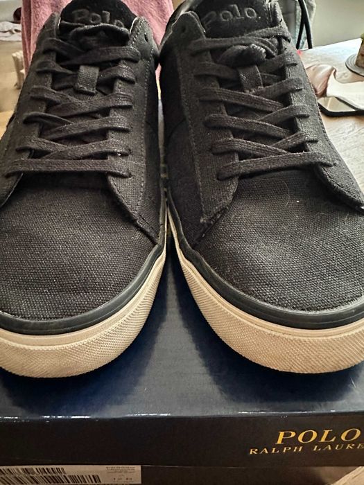 Мъжки черни летни кецове - Polo Ralph Lauren