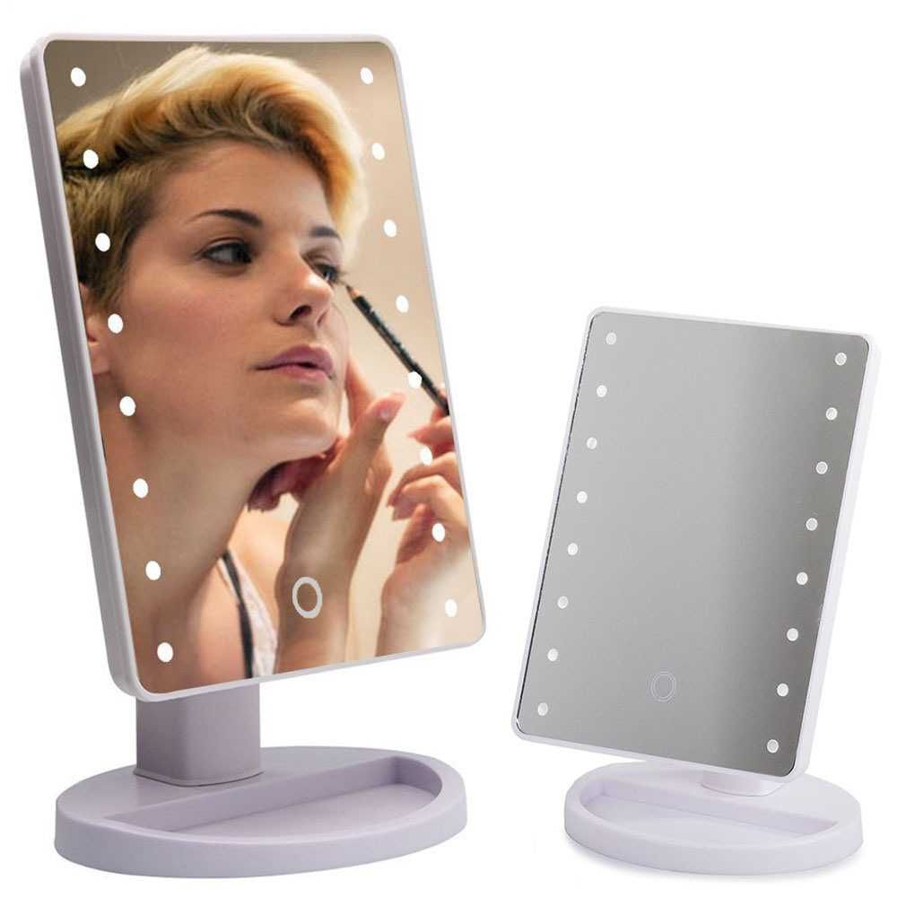 LED Огледало за грим/ гримиране с 16 вградени лед светлини