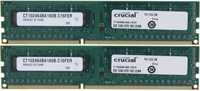 RAM 16GB 2x8gb Crucial 1600Mhz DDR3