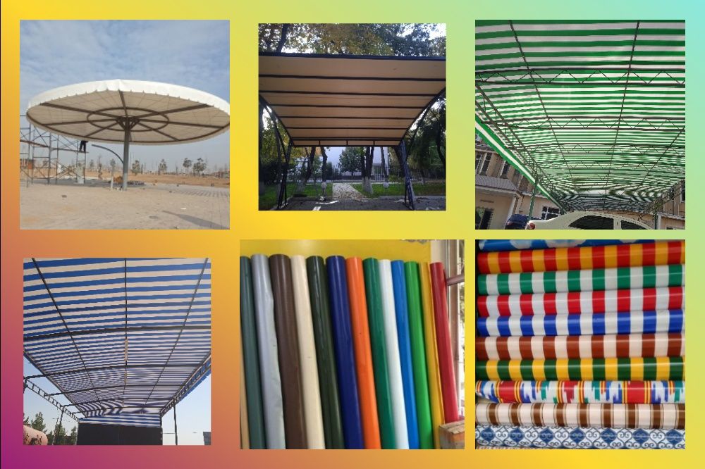 Баннер бассен навес метал канутурся установка киламиз