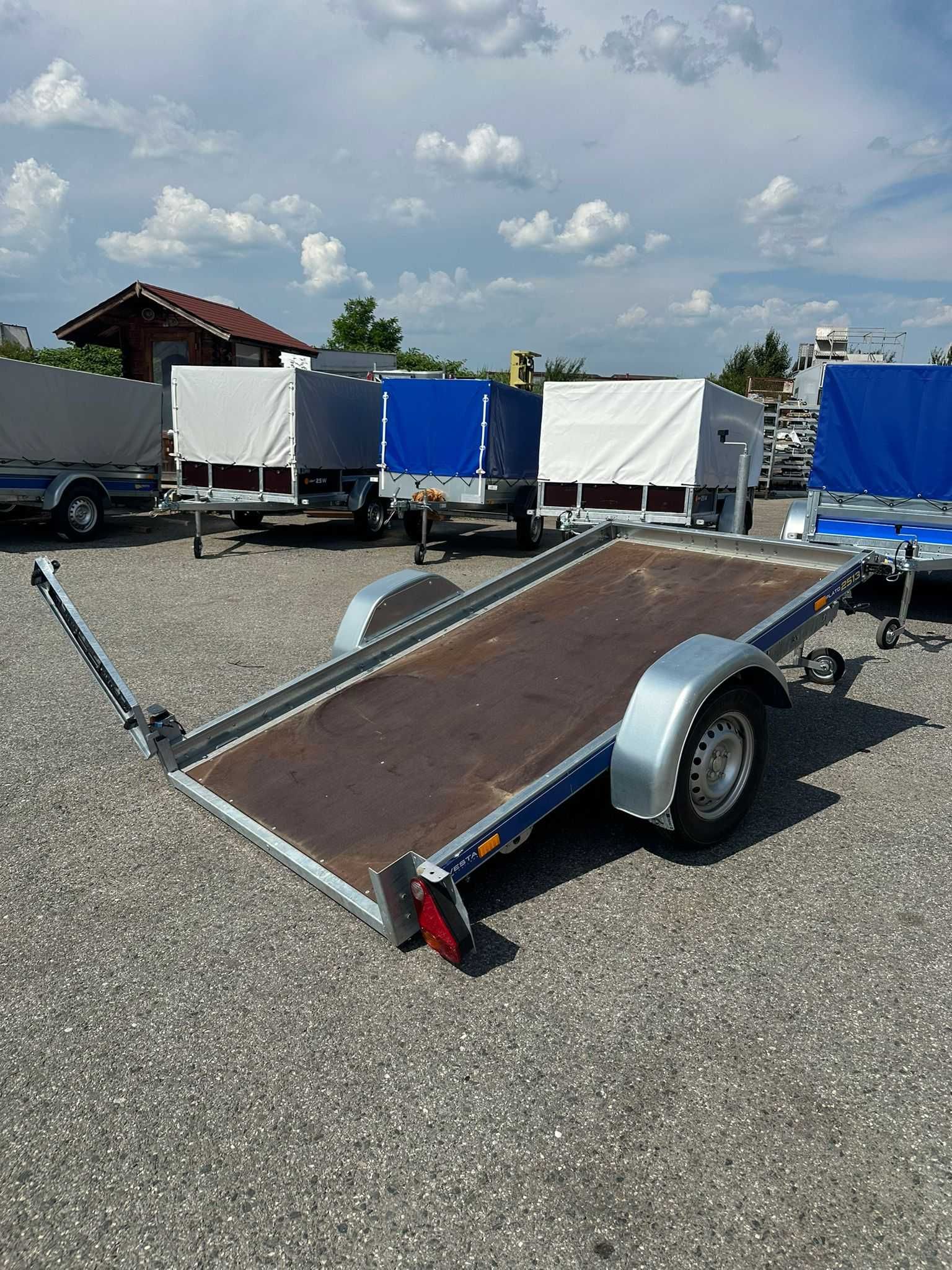 REMORCA 750 KG/ATV SI MOTO 250*130*10 cm, CIV RAR !