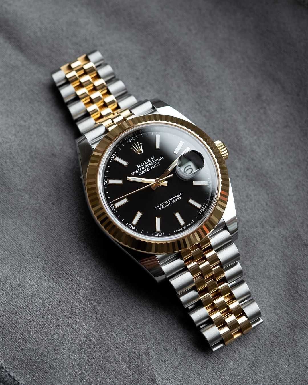 rolex datejust 41mm двуцветен