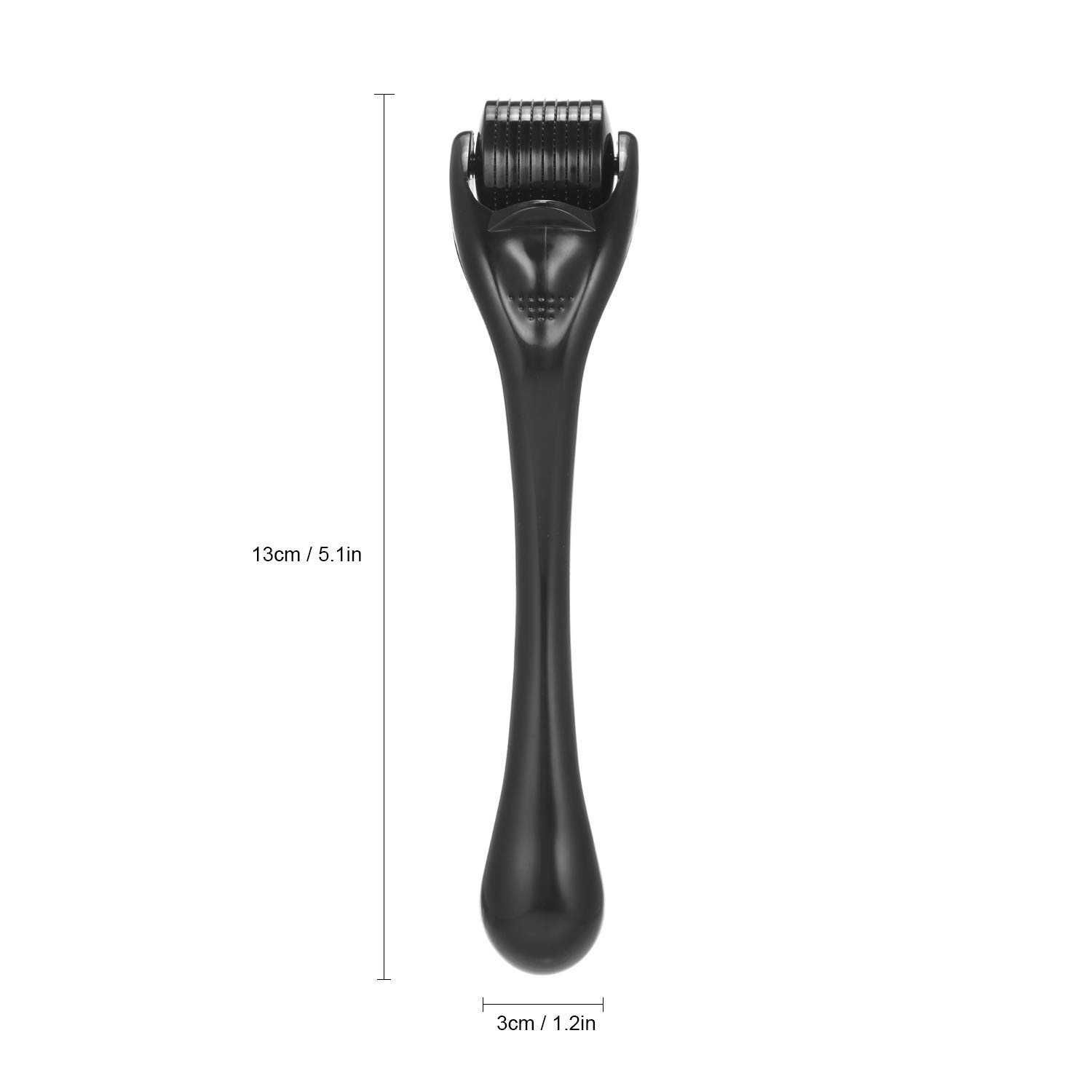 Roller pentru barba, stimulator pentru cresterea barbii, negru