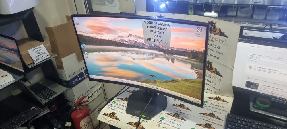 Hope Amanet P6 Monitor Gaming Curbat 144Hz
