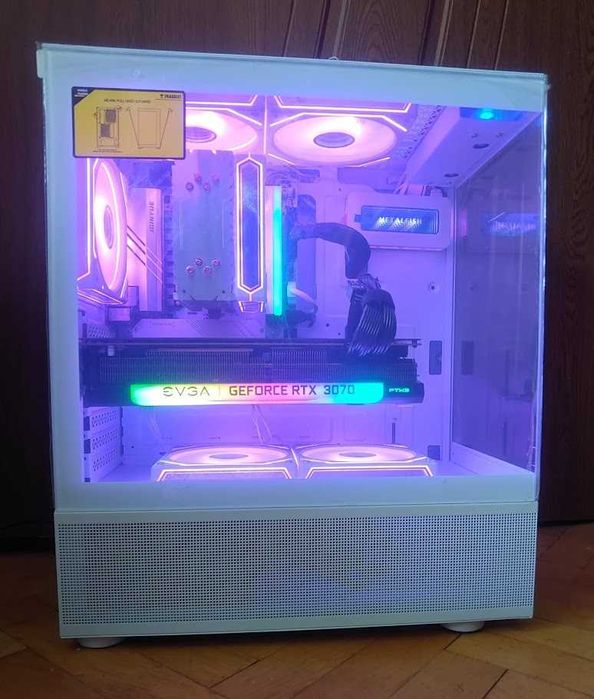 Геймърски компютър Ryzen 5 8400f, EVGA RTX 3070, 32gb ddr5, 1tb nvme