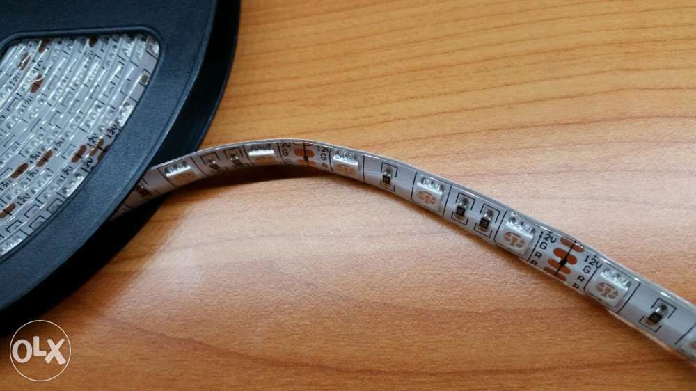 Banda LED 1,2,3,4,5,10,15,20 m RGB 5050 impermeabil Waterproof IP65