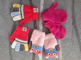 детски плетени ръкавици 4 чифта за възраст от 2 до 4 години