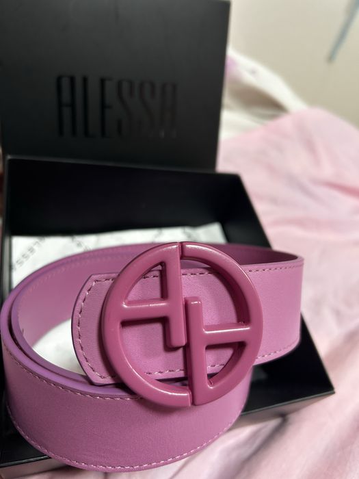 Alessa колан logo cold Pink розова тока