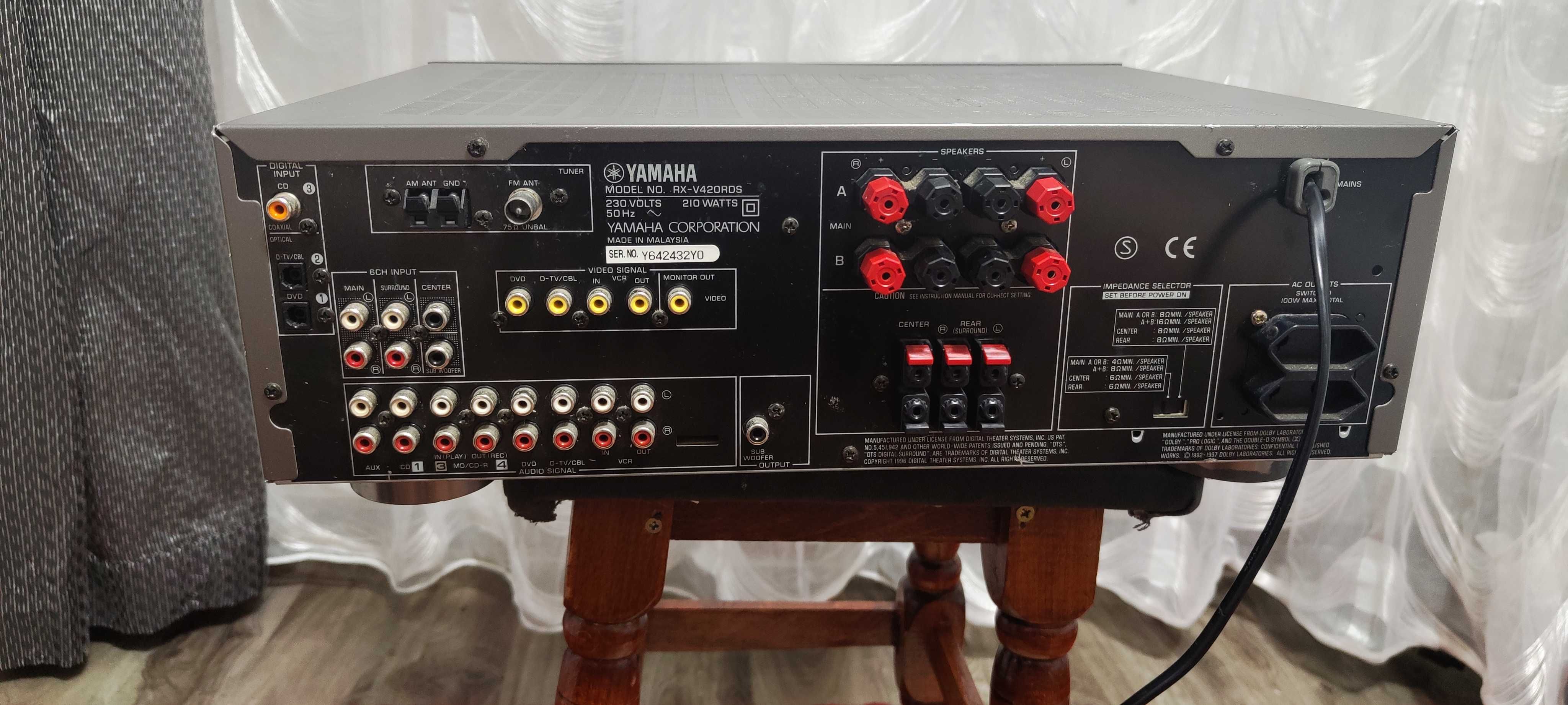 Amplificator Audio Yamaha RX-V 420 RDS Statie Audio Amplituner Audio