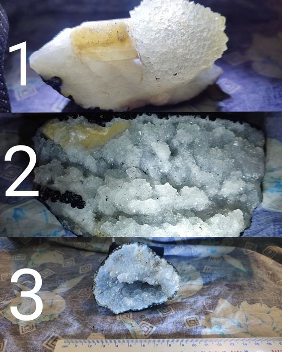 Кристали парчета Геоди от Родопите