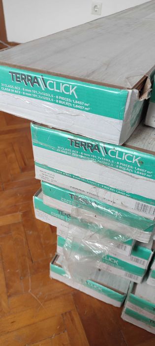 Parchet Terra Click Clasa 31 , AC3, 8mm, 25 lei M2, Cugir jud.AB
