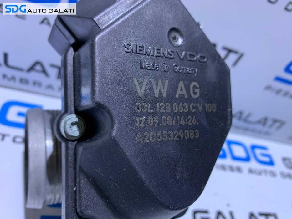 Clapeta Acceleratie Audi A3 8P 2.0TDI CBAA CBAB CBBB 2008 - 2013 Cod 03L128063C A2C53329083