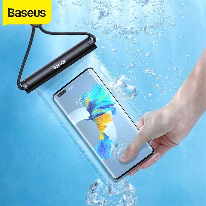 Baseus Cylinder Slide-cover Waterproof Phone Case Bag Swimming Bag 7.2