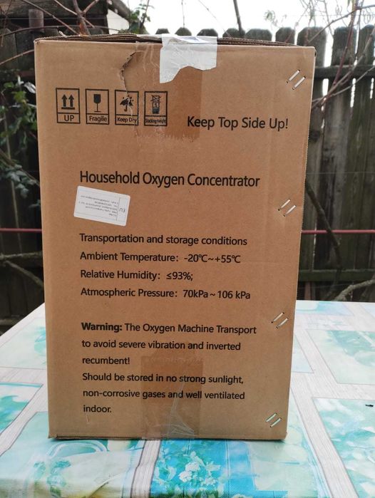 Concentrator de Oxigen 1-7 Litri Household cu telecomanda ,Nou sigilat