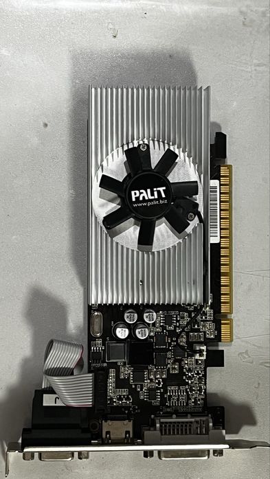Продам видеокарта Palit GeForce GT 730 1 GB DDR3 128bit (GF108-300-A1)