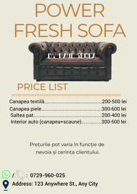 Curatare la domiciliu / Fresh Sofa