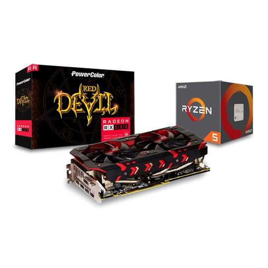 Компютър Ryzen 3600 ,RX580-8 GB ,16 GB DDR4, 1 TB , 24м Гаранция Нов