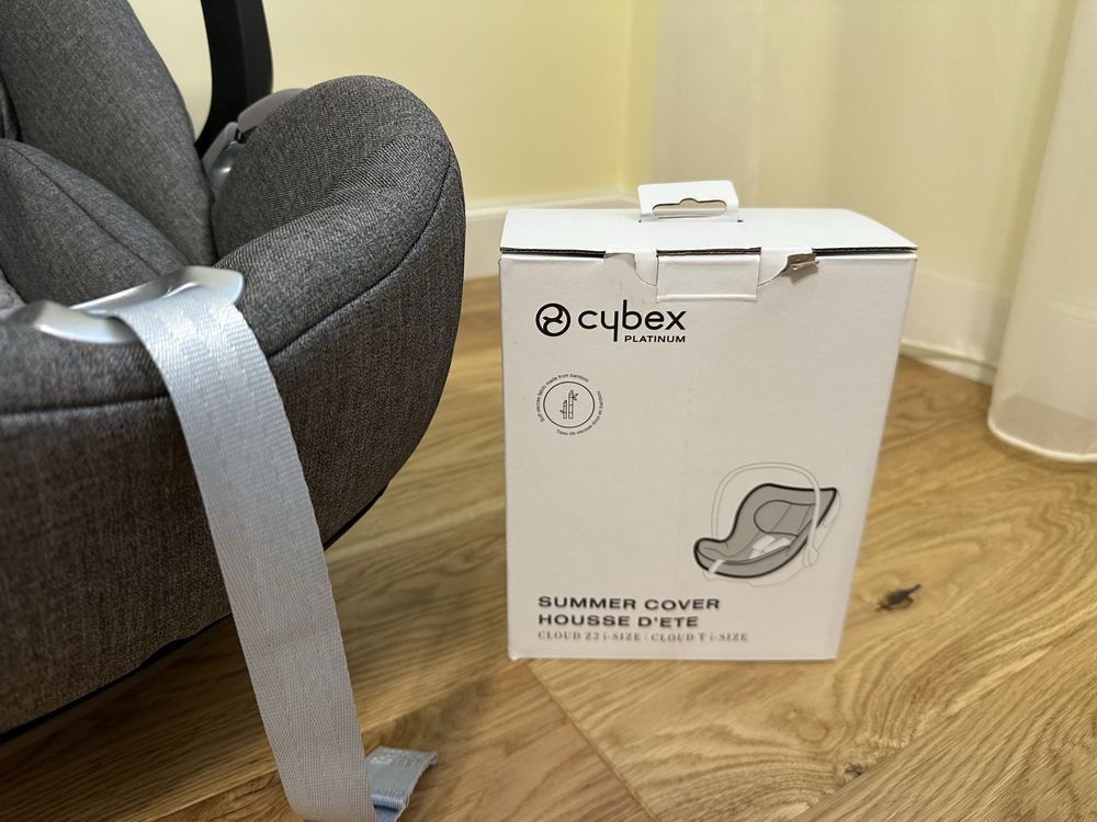 Продавам детско столче за кола Cybex CLOUD Z2+ летен калъф