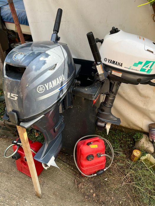 Motoare barcă Yamaha 15 și 4cp, 4T