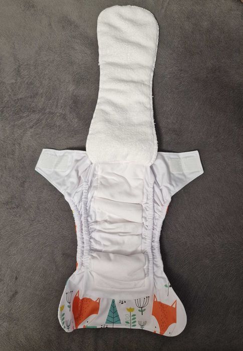 Set 12 scutece textile/refolosibile Baba+Boo și Coccorito noi