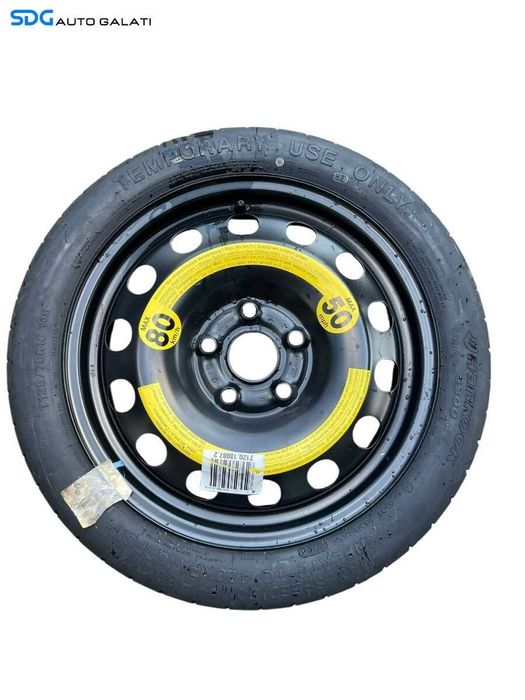 Janta Roata Rezerva Slim 5x112 T125 70 R16 16 3,5Jx16 H2 ET25,5 Volkswagen Golf PLUS 5 6 2004 - 2014 Cod 1K0601027F [B3176]