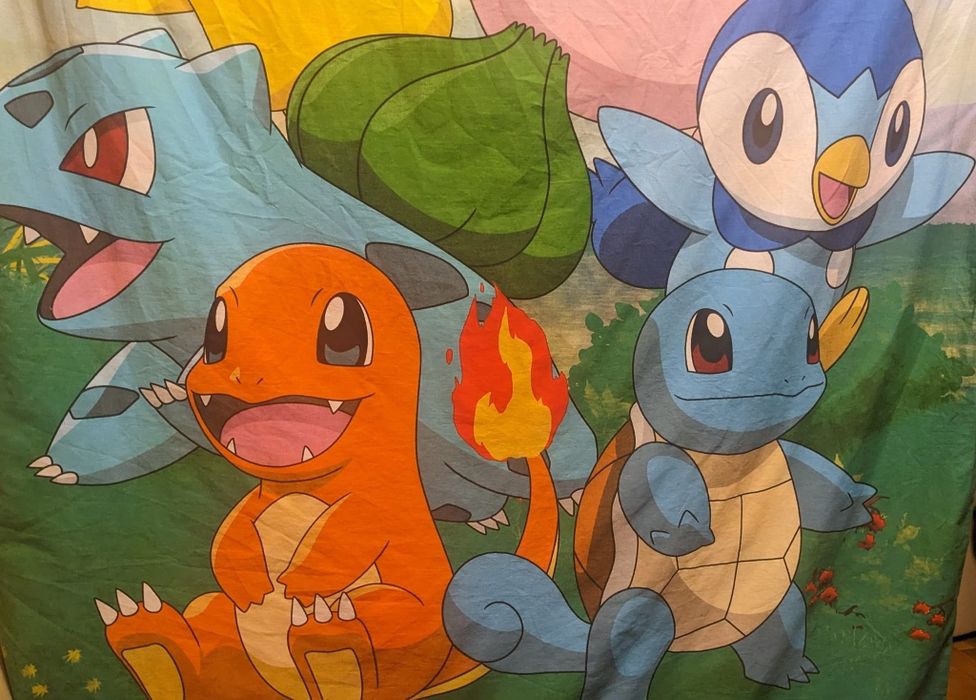 Lenjerie de pat copii, cu Pokemon