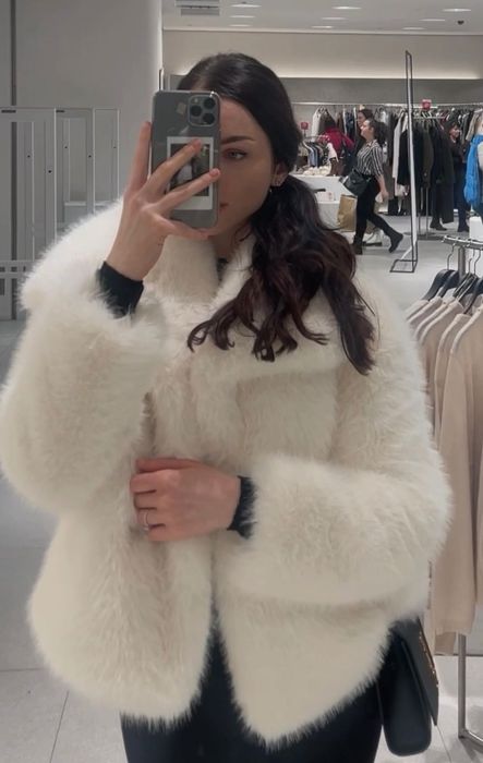 Еко кожено палто Zara M