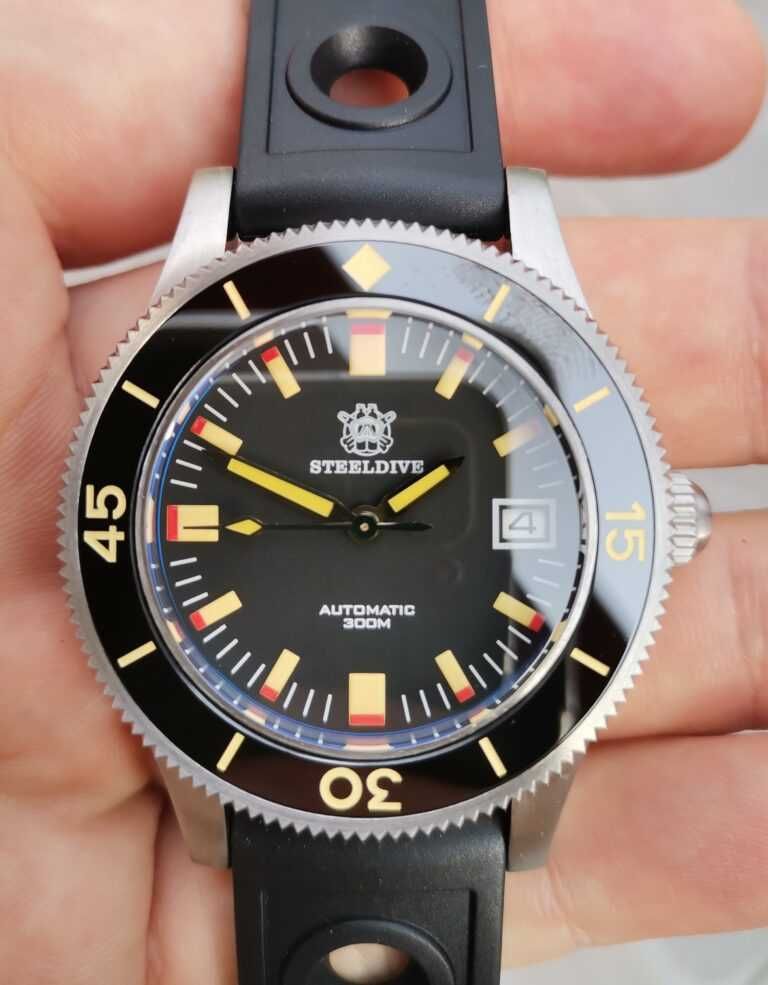 Steeldive Fifty Fathoms 1952 mec. Automat Seiko Diver Profesional 200m