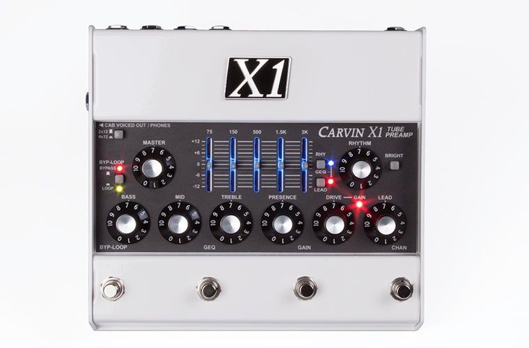 Carvin X1 tube guitar preamplifier.
