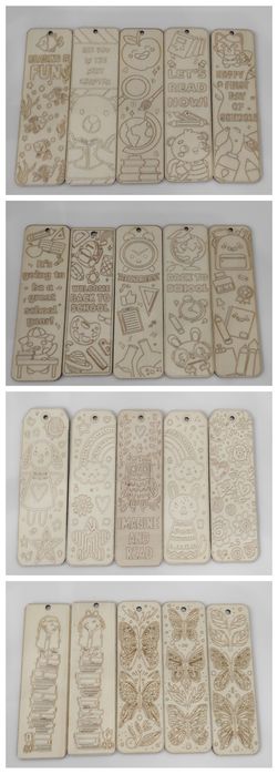 Semne de carte gravate laser, cadou pentru un iubitor de lectura