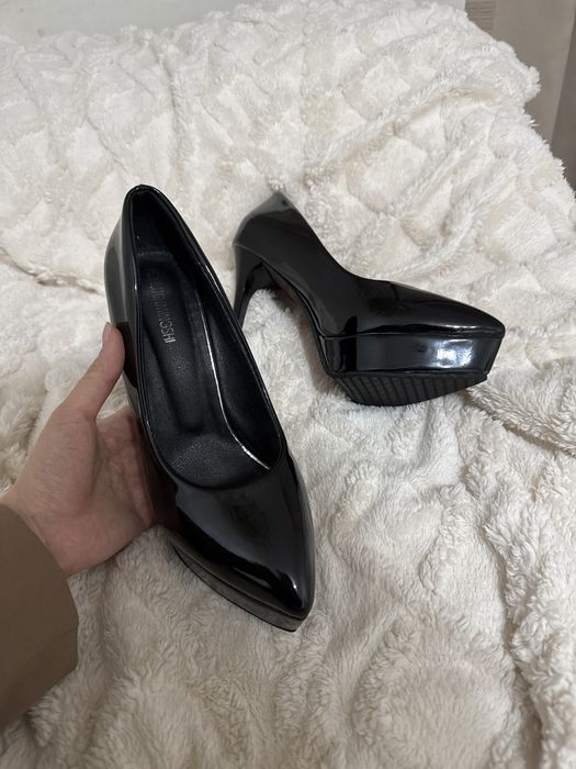 Туфли черная 12 см