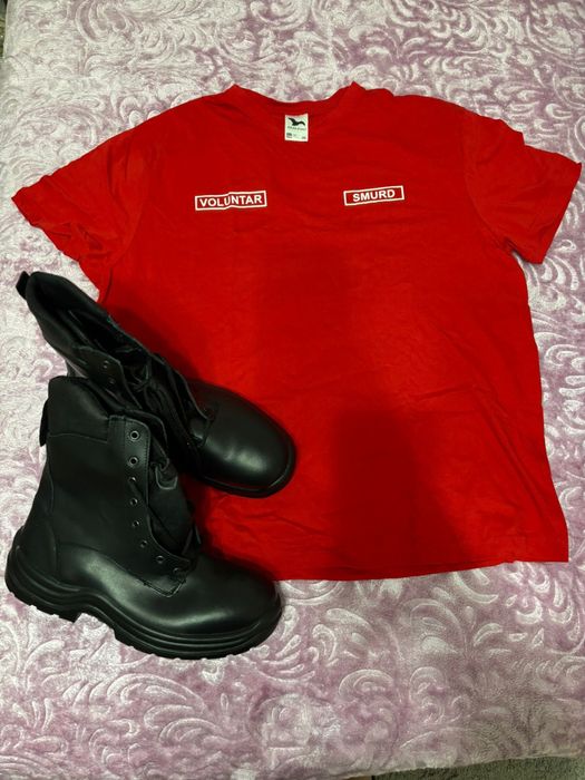 Combinezon SMURD+Tricou voluntar – mărimea 2XL – absolut NEPURTAT