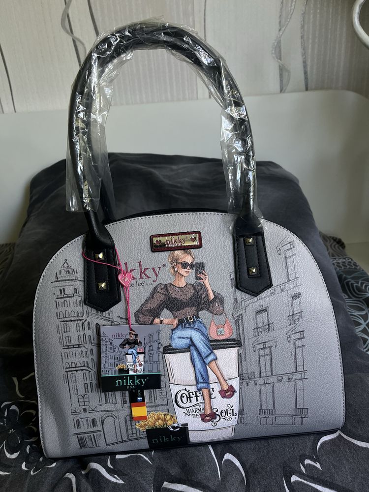 Комплект чанти и портфейл Nikky, Urban Coffee