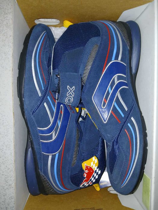 Кожени мъжки обувки GEOX Net Red Bull