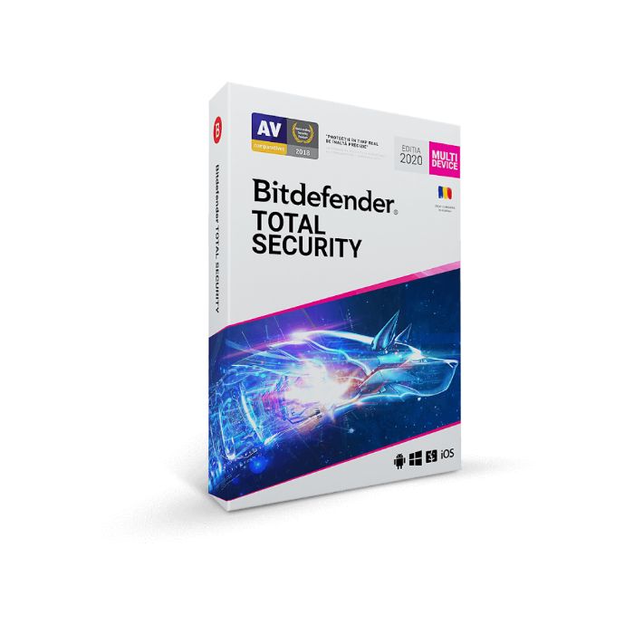 Antivirus Bitdefender Total Security 2022 - 4 luni | 5 dispozitive